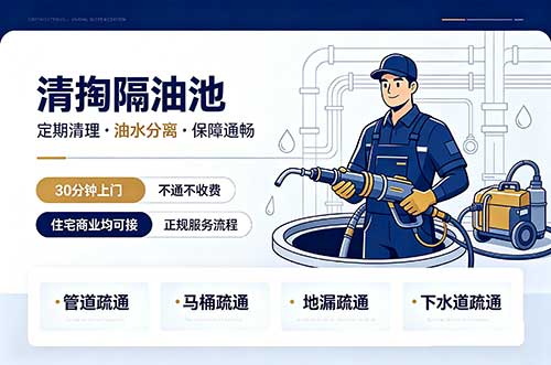 渝中清掏隔油池